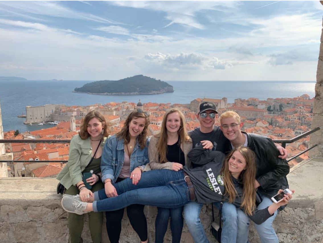 Study abroad students in Dubrovnik, Croatia