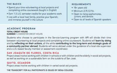 New Summer Service-Learning Programs in Latin America!