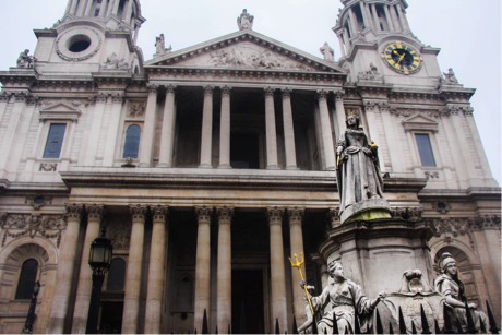 Keeping on topic with awesome cathedrals, this was the first thing I found when exploring the streets of London. St. Paul’s Cathedral was as massive as it was beautiful. I even got to go to Sunday Church here. 