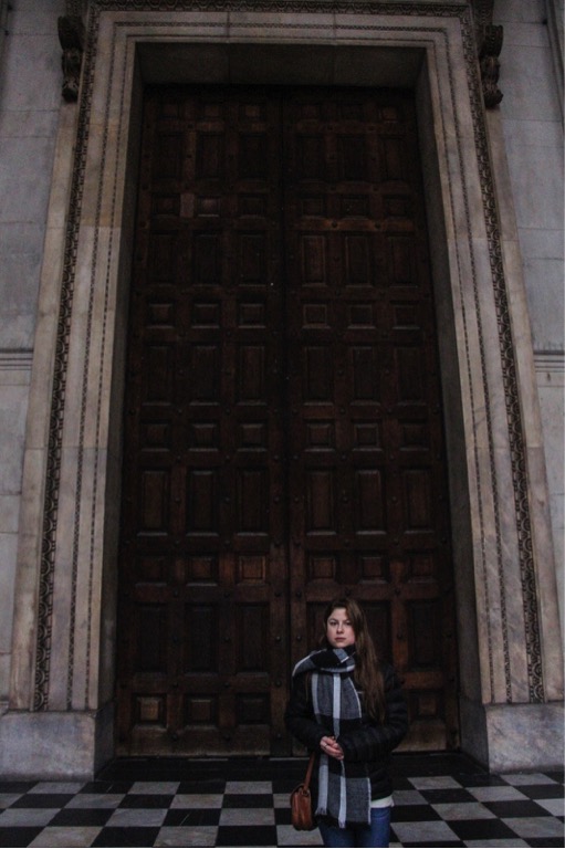 I took this photo of my friend Rachel in front of St. Paul’s and it is one of my favorite shots so far. The lighting allowed me to take a haunting photo yet still give justice to the beautiful architecture of the cathedral. 