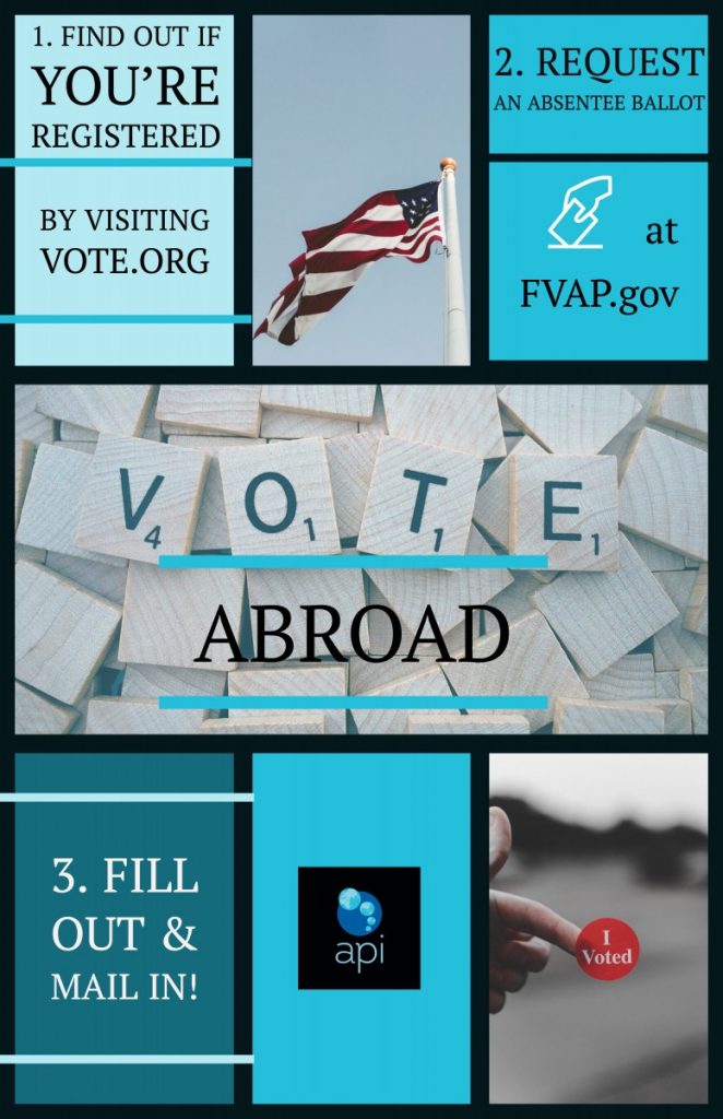 Voting abroad in 3 easy steps