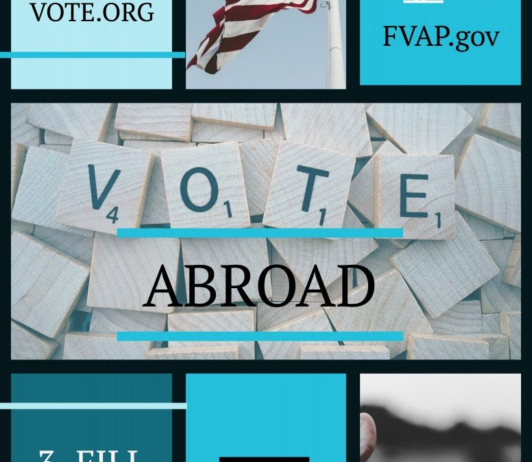 Voting Abroad – As Easy As 1,2,3