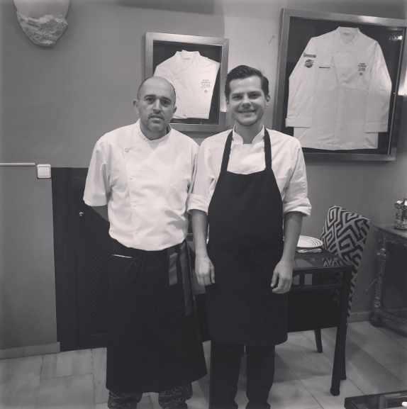 API Intern Brady Stevens and chef