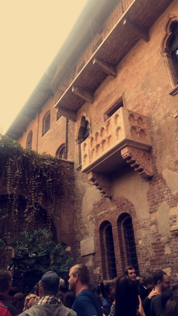 La Casa di Giuletta in Verona, Italy