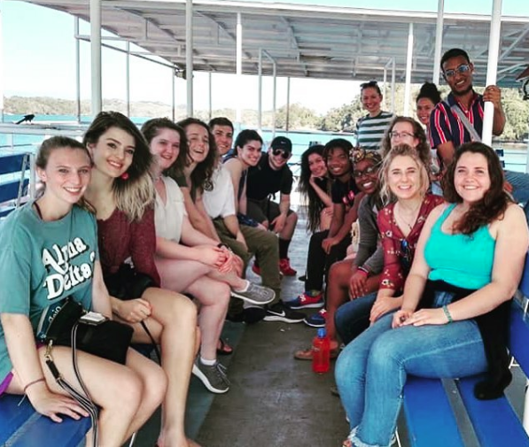 #ispyAPI Costa Rica students on boat
