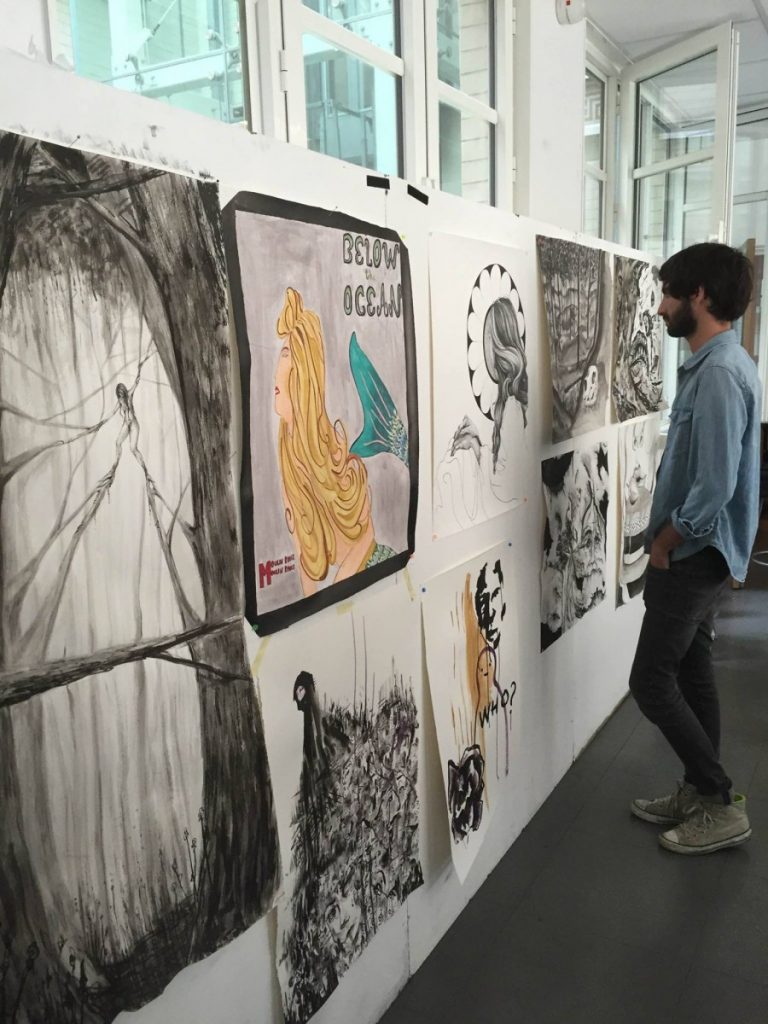 Explorations in drawing at Parsons Paris