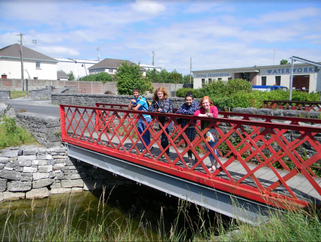 Study abroad students in Galway, Ireland
