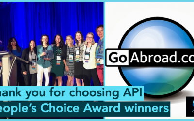 API wins GoAbroad People’s Choice Award at NAFSA 2019