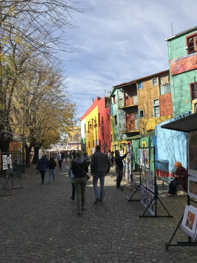 The colorful streets of Buenos Aires