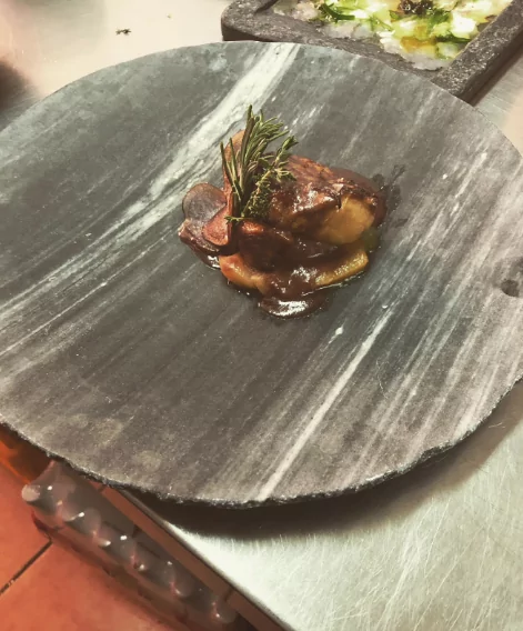 Traditional Spanish cuisine made by Brady Stevens, interning as a chef