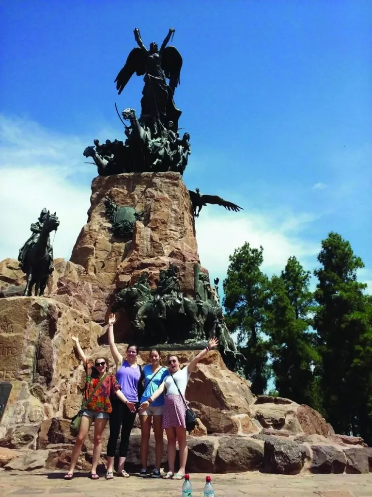 study abroad students in mendoza argentina