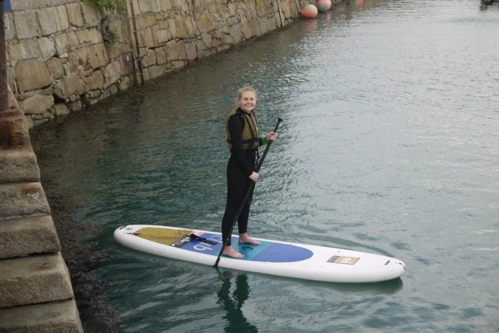 API student on sup in Dublin Ireland
